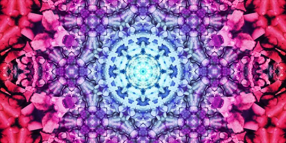 Seamless abstract mosaic pattern. Panoramic texture. Repeating pattern Foto stock