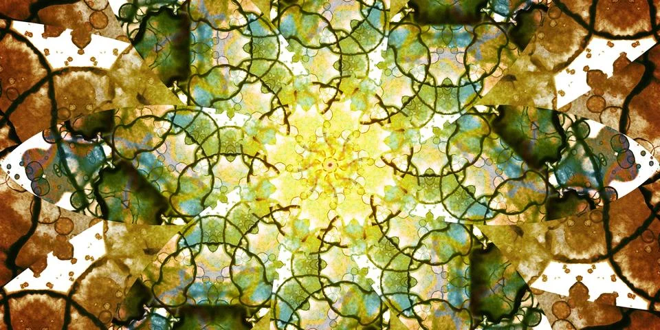 Seamless abstract mosaic pattern. Panoramic texture. Repeating pattern Foto stock