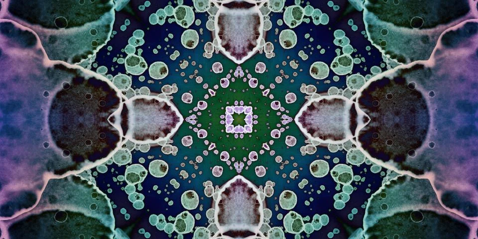 Seamless abstract mosaic pattern. Panoramic texture. Repeating pattern Foto stock