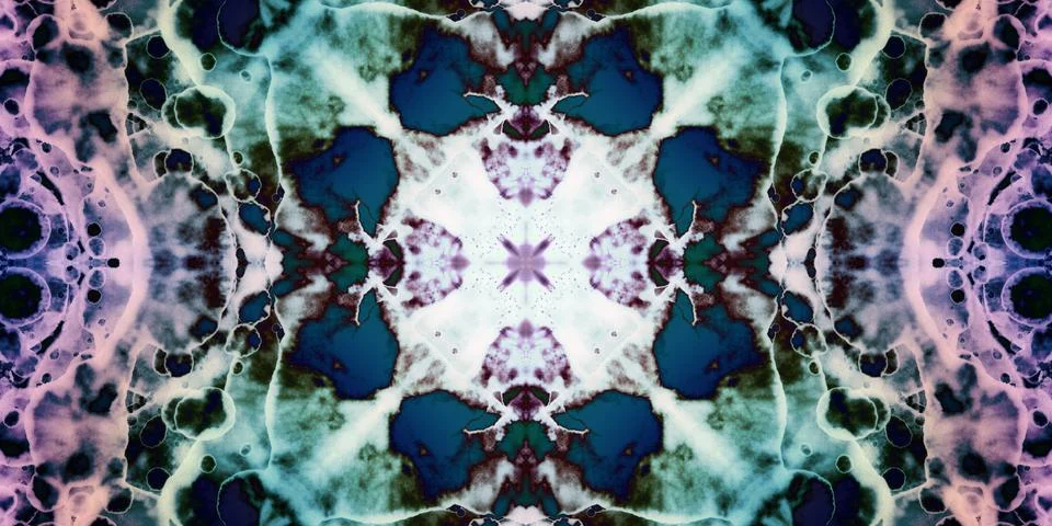 Seamless abstract mosaic pattern. Panoramic texture. Repeating pattern Foto stock