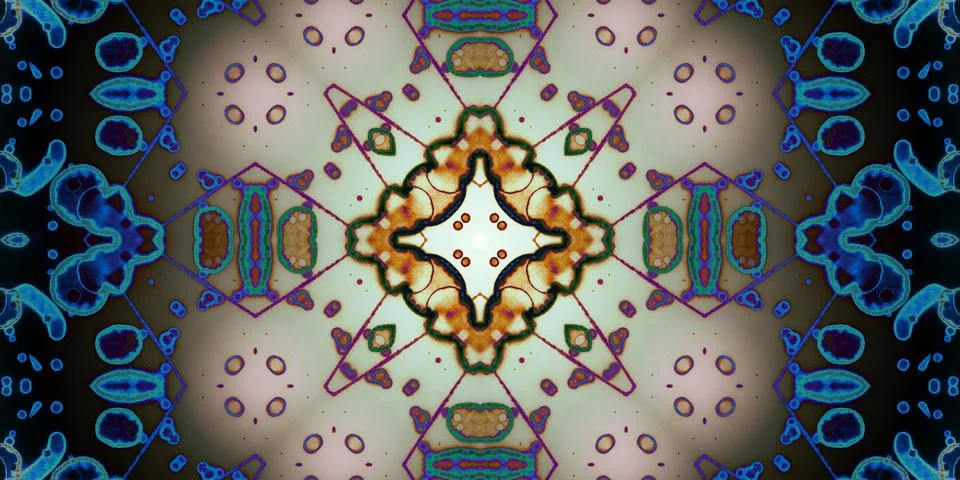 Seamless abstract mosaic pattern. Panoramic texture. Repeating pattern Stock Photos