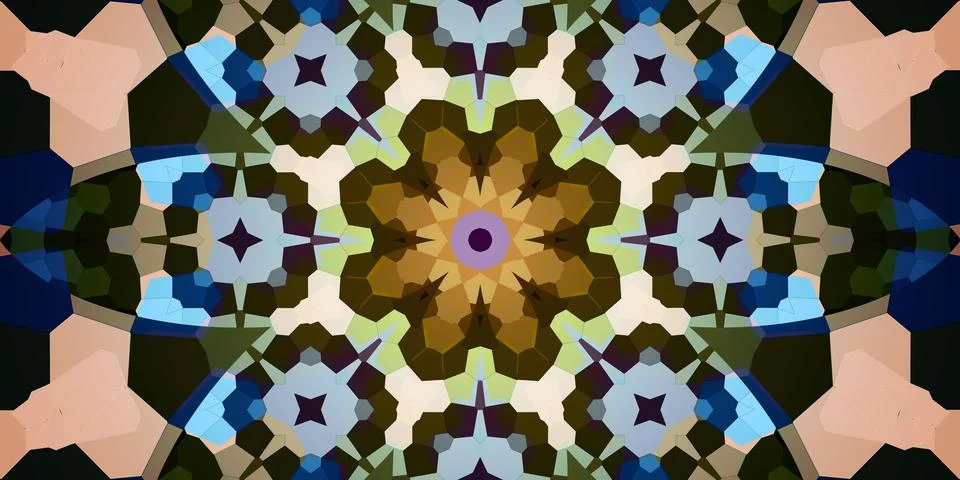 Seamless abstract mosaic pattern. Panoramic texture. Repeating pattern Foto stock