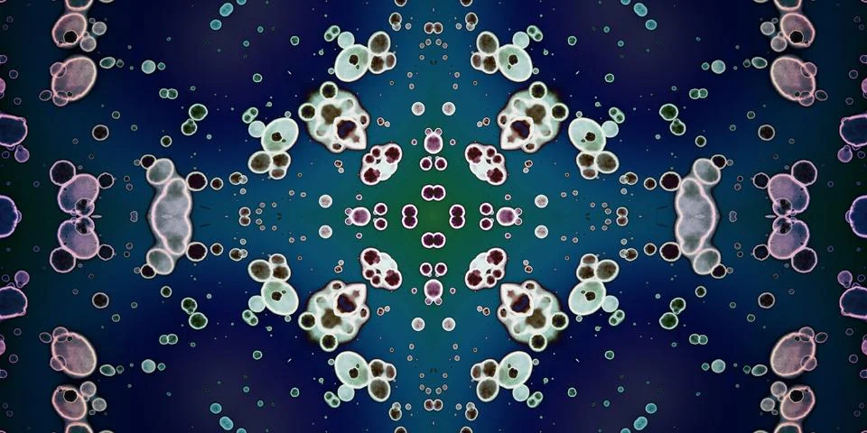 Seamless abstract mosaic pattern. Panoramic texture. Repeating pattern Foto stock