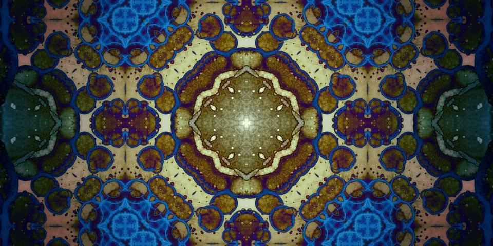 Seamless abstract mosaic pattern. Panoramic texture. Repeating pattern Foto stock