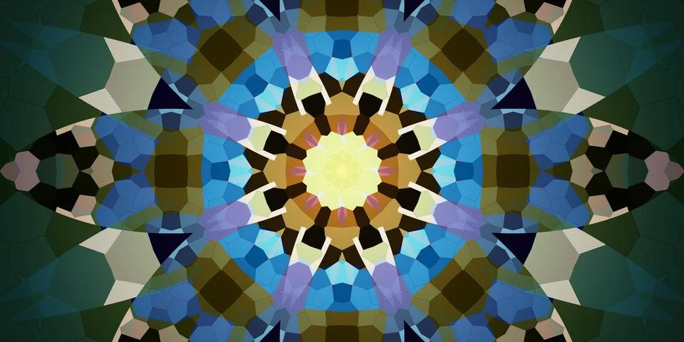 Seamless abstract mosaic pattern. Panoramic texture. Repeating pattern Foto stock