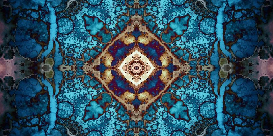 Seamless abstract mosaic pattern. Panoramic texture. Repeating pattern Stock Photos