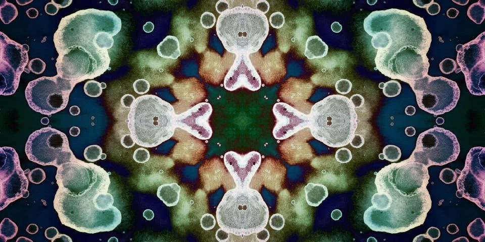 Seamless abstract mosaic pattern. Panoramic texture. Repeating pattern Stock Photos