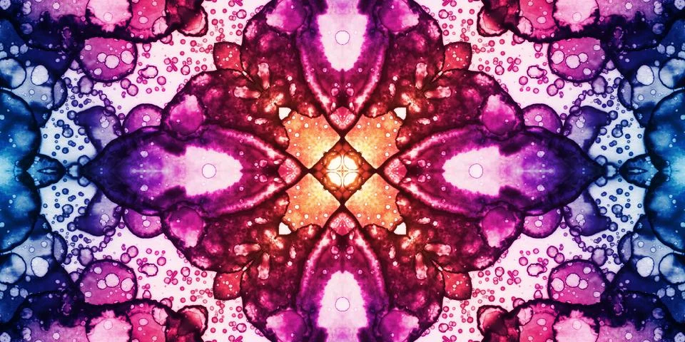Seamless abstract mosaic pattern. Panoramic texture. Repeating pattern Stock Photos