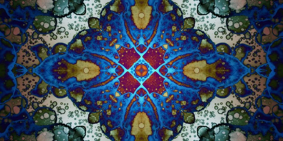 Seamless abstract mosaic pattern. Panoramic texture. Repeating pattern Foto stock