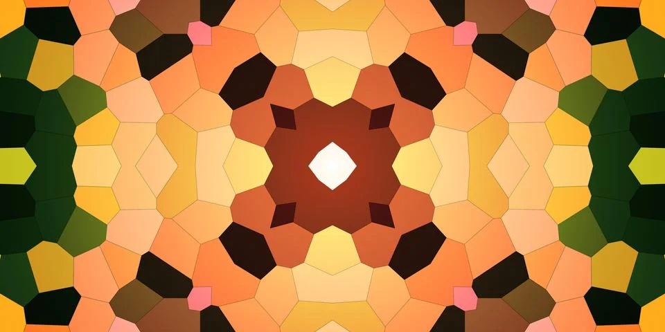 Seamless abstract mosaic pattern. Panoramic texture. Repeating pattern Foto stock