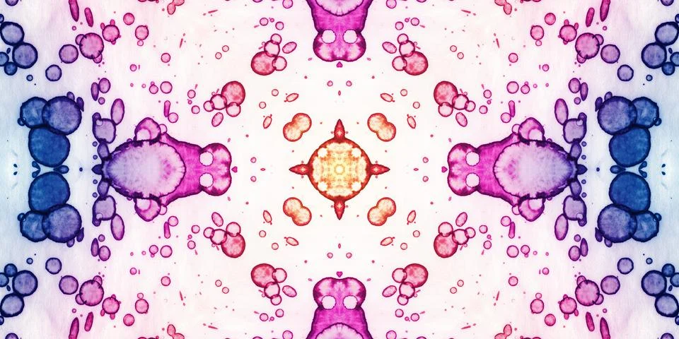 Seamless abstract mosaic pattern. Panoramic texture. Repeating pattern Foto stock