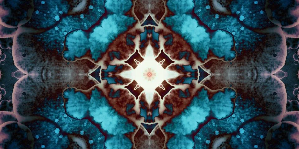 Seamless abstract mosaic pattern. Panoramic texture. Repeating pattern Stock Photos