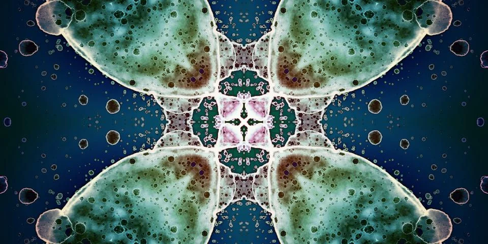 Seamless abstract mosaic pattern. Panoramic texture. Repeating pattern Foto stock