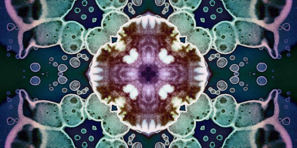 Seamless abstract mosaic pattern. Panoramic texture. Repeating pattern Stock Photos