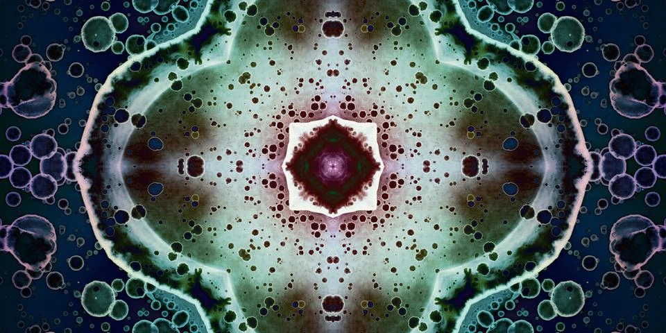 Seamless abstract mosaic pattern. Panoramic texture. Repeating pattern Stock Photos