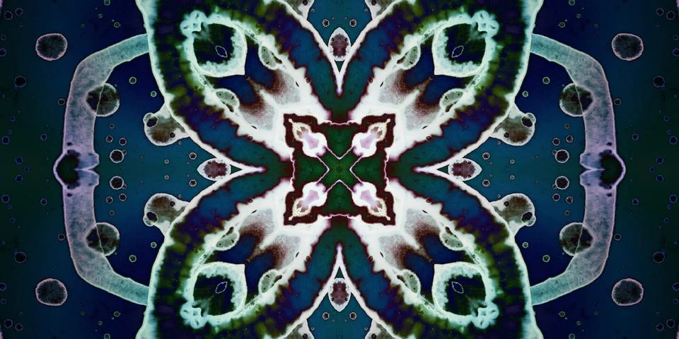 Seamless abstract mosaic pattern. Panoramic texture. Repeating pattern Stock Photos