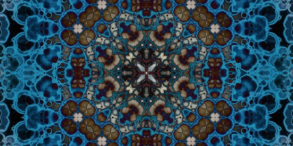 Seamless abstract mosaic pattern. Panoramic texture. Repeating pattern Stock Photos