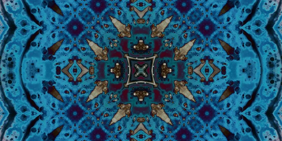 Seamless abstract mosaic pattern. Panoramic texture. Repeating pattern Stock Photos