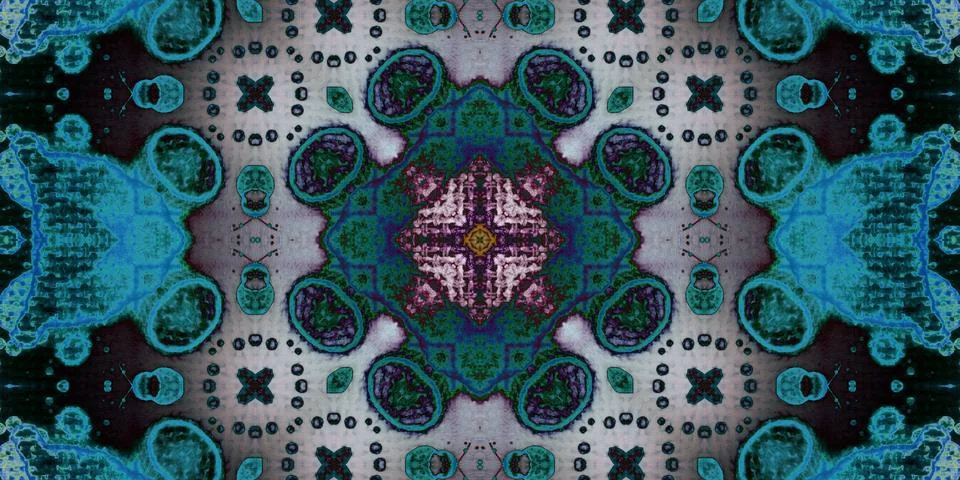 Seamless abstract mosaic pattern. Panoramic texture. Repeating pattern Stock Photos