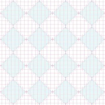 Seamless abstract multicolour line pattern background , greeting card or fabr Stock Illustration