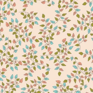 Seamless abstract natural background Stock Illustration