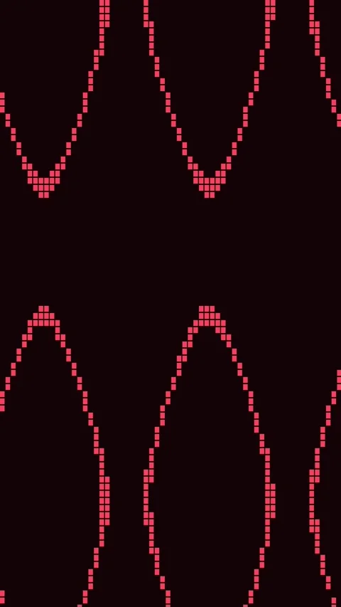 Seamless abstract neon glow pattern lines looping graphic design element Stock Footage 342524526