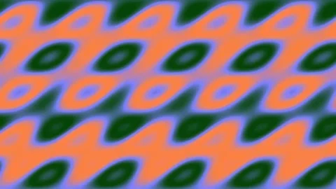 Seamless abstract orange and blue wave pattern background texture for design Stock Footage 341055504