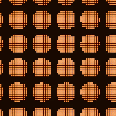 Seamless abstract orange geometric grid pattern texture background for mode.. Stock Footage 342524527