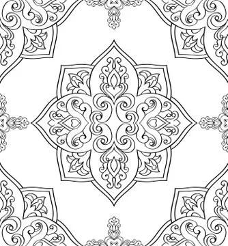 Seamless abstract ornament. Stock-Illustration