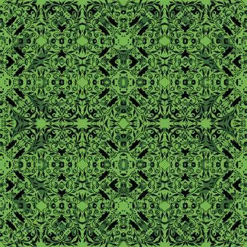 Seamless abstract outline pattern Stock Illustration