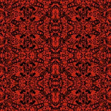 Seamless abstract outline pattern Stock Illustration