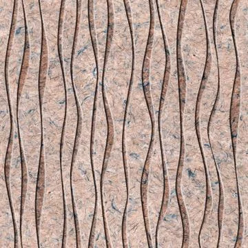 Seamless abstract paper pattern, waves Illustrazione stock