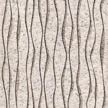 Seamless abstract paper pattern, waves Stock Illustration