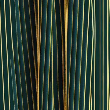 Seamless abstract parallel straight and curved lines, dark blue and gold Stock Illustration
