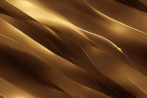 Seamless abstract parallel straight and curved lines and glowing streaks. Ele Иллюстрация
