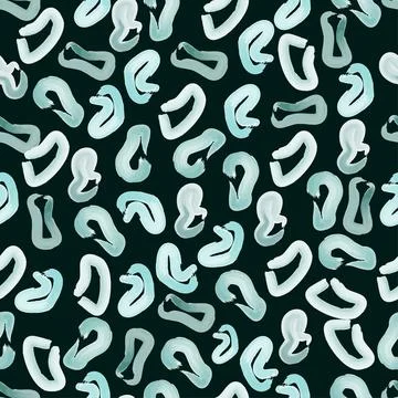 Seamless abstract pattern of abstract watercolor shapes Stock Illustration
