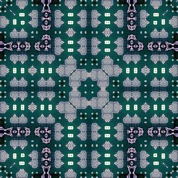 Seamless abstract pattern and texture. Symmetrical pattern of watercolors a.. Stock Photos