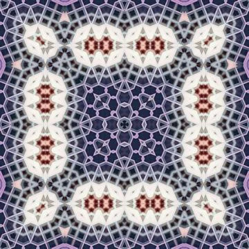 Seamless abstract pattern and texture. Symmetrical pattern of watercolors a.. Stock Photos