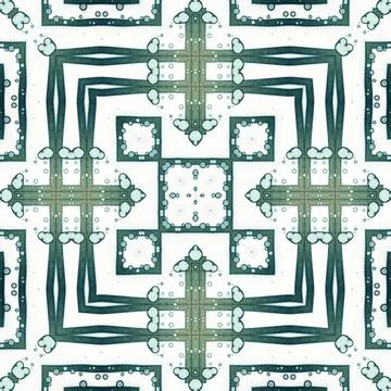 Seamless abstract pattern and texture. Symmetrical pattern of watercolors a.. Stock Photos