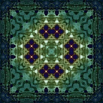 Seamless abstract pattern and texture. Symmetrical pattern of watercolors a.. Stock Photos