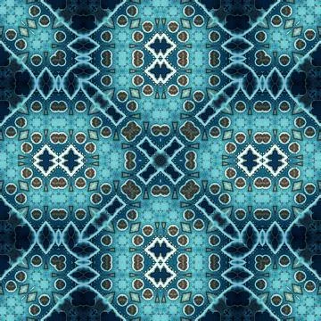 Seamless abstract pattern and texture. Symmetrical pattern of watercolors a.. Stock Photos