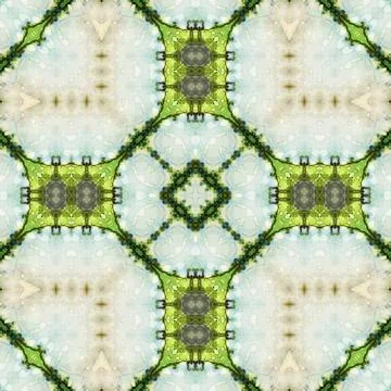 Seamless abstract pattern and texture. Symmetrical pattern of watercolors a.. Stock Photos