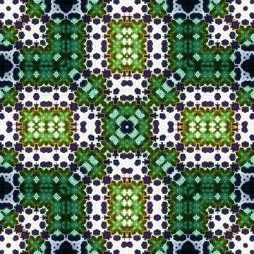 Seamless abstract pattern and texture. Symmetrical pattern of watercolors a.. Stock Photos