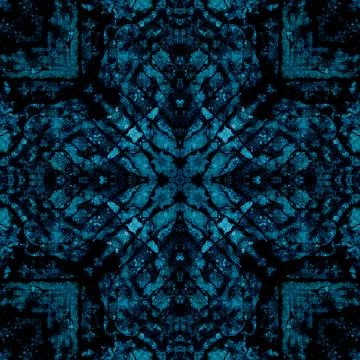 Seamless abstract pattern and texture. Symmetrical pattern of watercolors a.. Stock Photos