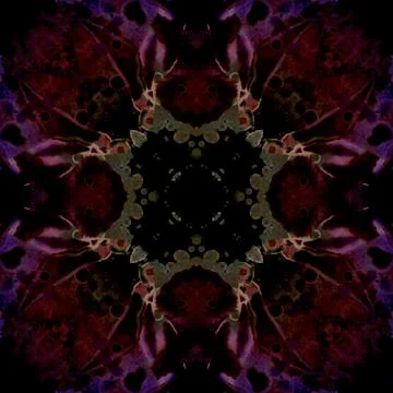 Seamless abstract pattern and texture. Symmetrical pattern of watercolors a.. Stock Photos