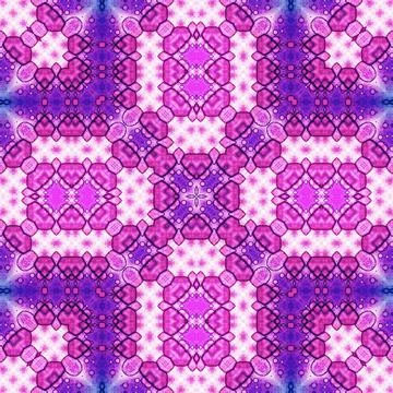 Seamless abstract pattern and texture. Symmetrical pattern of watercolors a.. Stock Photos