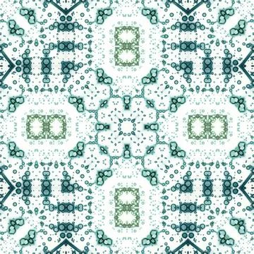 Seamless abstract pattern and texture. Symmetrical pattern of watercolors a.. Stock Photos