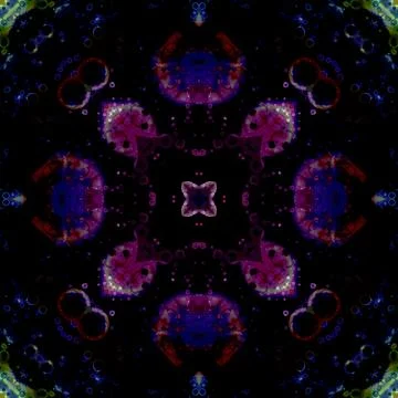 Seamless abstract pattern and texture. Symmetrical pattern of watercolors a.. Stock Photos