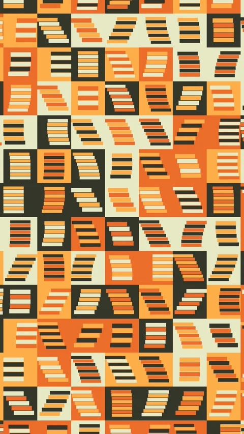 Seamless Abstract Pattern Animation With Geometric Motion Elements Stock Footage 331261110