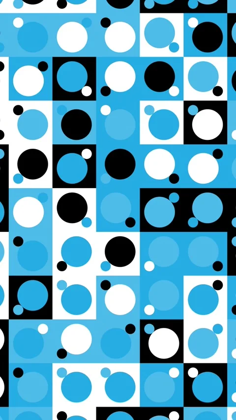 Seamless Abstract Pattern Animation With Geometric Motion Elements 스톡 동영상 331392096